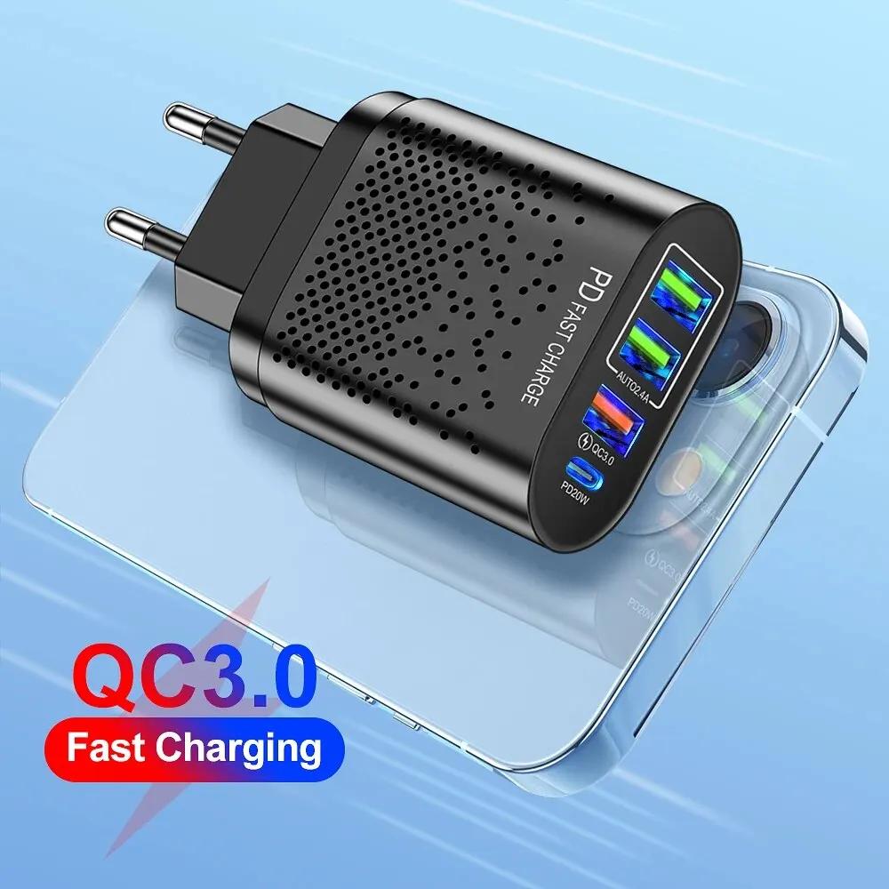  USB C Ÿ ,  15 Ʈ  , 20W QC3.0 PD3.0, EU US KR UK AU 